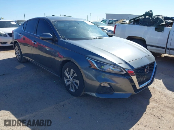 2019 Nissan Altima S with VIN 1N4BL4BV6KC145180, listed as a IAAI auction lot 42021255 with 122,592 mi miles and . Bid and sale history available at carsss.com. Image 1.