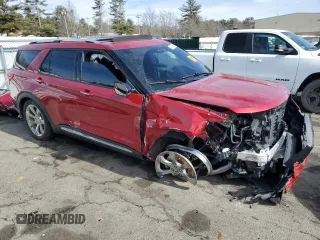 2020 Ford Explorer Platinum z VIN 1FM5K8HC1LGA45999, wystawiony jako Copart lot #46118575 z przebiegiem Nie podano mil oraz Szkoda całkowita • Salvage title. Historia ofert i sprzedaży dostępna na DreamBid. Obrazek 4.
