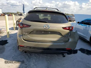 2024 Mazda CX-5 2.5 Carbon Turbo with VIN JM3KFBAY5R0532839, listed as a Copart auction lot 44246525 with 7,725 mi miles and Non Repairable. Bid and sale history available at carsss.com. Image 6.