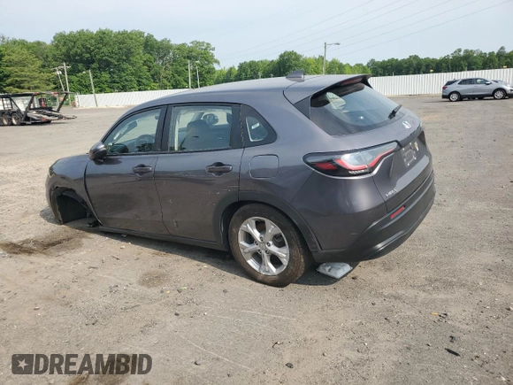 2023 Honda HR-V LX with VIN 3CZRZ2H3XPM747419, listed as a Copart auction lot 59879635 with 27,684 mi miles and Non repairable. Bid and sale history available at DreamBid. Image 2.