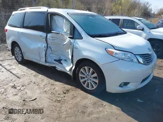 2017 Toyota Sienna with VIN 5TDDZ3DC3HS151274, listed as a IAAI auction lot 41936227 with 159,597 mi miles and . Bid and sale history available at DreamBid. Image 1.