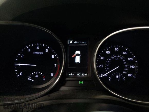 2017 Hyundai Santa Fe Ultimate with VIN 5XYZWDLA6HG501546, listed as a Copart auction lot 43372955 with 80,120 mi miles and Salvage title. Bid and sale history available at DreamBid. Image 9.