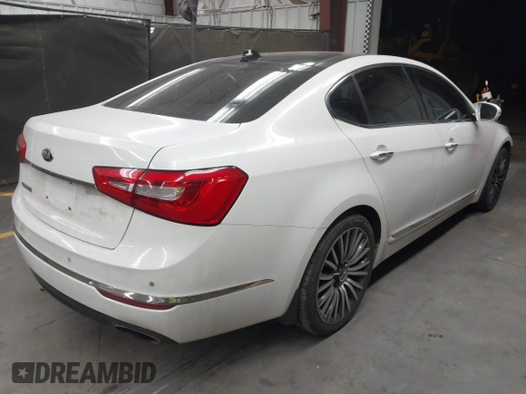 2014 Kia Cadenza Premium with VIN KNALN4D78E5132802, listed as a IAAI auction lot 41589953 with 149,147 mi miles. Bid and sale history available at carsss.com. Image 4.