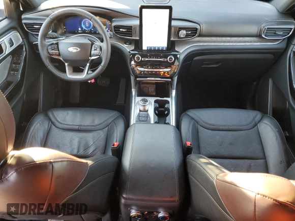 2023 Ford Explorer Platinum with VIN 1FM5K8HC6PGB23456, listed as a Copart auction lot 84264414 with 3,826 mi miles and Salvage title. Bid and sale history available at DreamBid. Image 8.