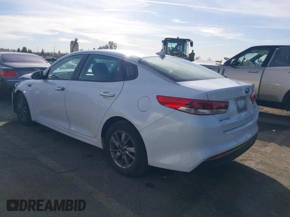 2016 Kia Optima LX Turbo with VIN 5XXGT4L15GG022697, listed as a IAAI auction lot 41410728 with 72,628 mi miles. Bid and sale history available at carsss.com. Image 3.
