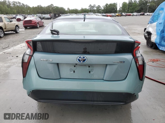 2016 Toyota Prius Four z VIN JTDKARFU1G3006158, wystawiony jako Copart lot #56500265 z przebiegiem 57 418 mil mil oraz Szkoda całkowita • Salvage title. Historia ofert i sprzedaży dostępna na DreamBid. Obrazek 6.