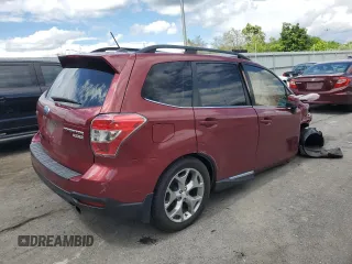 2015 Subaru Forester Touring with VIN JF2SJAWC2FH450418, listed as a Copart auction lot 55925755 with Not provided miles and Salvage title. Bid and sale history available at DreamBid. Image 3.