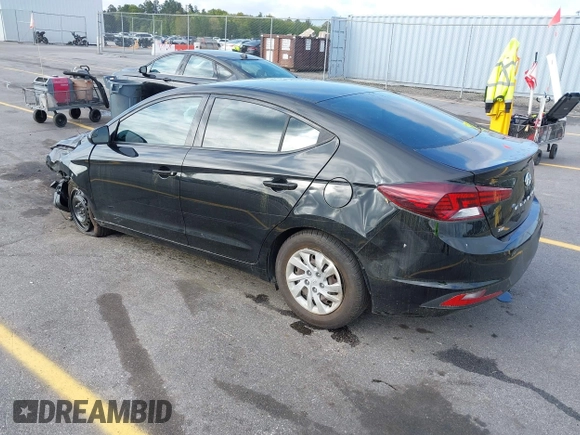 2019 Hyundai Elantra SE with VIN 5NPD74LF8KH477320, listed as a IAAI auction lot 41929771 with 51,395 mi miles and . Bid and sale history available at DreamBid. Image 3.