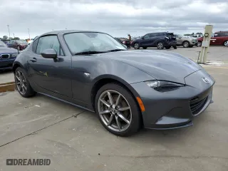 2017 Mazda MX-5 Miata RF Grand Touring with VIN JM1NDAM71H0103107, listed as a Copart auction lot 74390124 with 22,339 mi miles and Salvage Title. Bid and sale history available at carsss.com. Image 4.