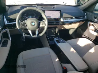 2025 BMW X1 xDrive28i with VIN WBX73EF08S5034108, listed as a Copart auction lot 49151215 with 5,043 mi miles and Salvage Title. Bid and sale history available at carsss.com. Image 8.