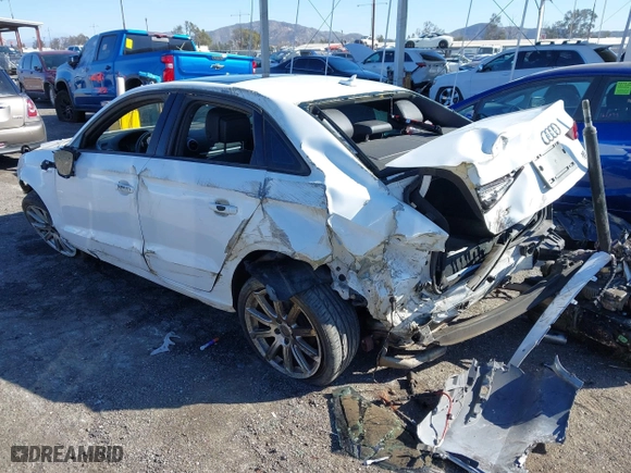 2018 Audi A3 Sedan Premium with VIN WAUB8GFF7J1050666, listed as a IAAI auction lot 41625893 with 1 mi miles. Bid and sale history available at carsss.com. Image 3.