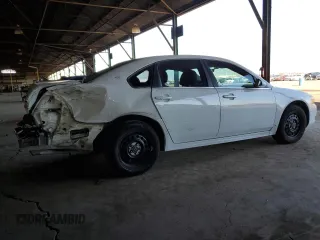 2009 Chevrolet Impala Police Police with VIN 2G1WS57M691312943, listed as a Copart auction lot 82963104 with 80,708 mi miles and Salvage Title. Bid and sale history available at carsss.com. Image 3.