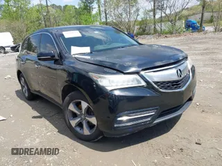 2016 Acura MDX with VIN 5FRYD3H2XGB014559, listed as a IAAI auction lot 41996171 with 154,860 mi miles. Bid and sale history available at carsss.com. Image 1.