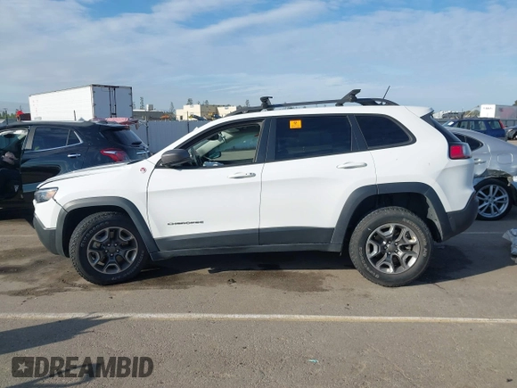 2019 Jeep Cherokee Trailhawk Elite with VIN 1C4PJMBX7KD410612, listed as a IAAI auction lot 41878935 with 55,163 mi miles. Bid and sale history available at carsss.com. Image 15.
