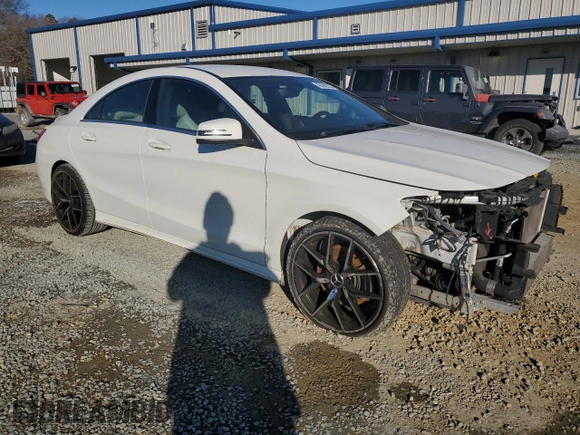 2014 Mercedes-Benz CLA 250 with VIN WDDSJ4EB8EN151594, listed as a Copart auction lot 42098295 with 120,294 mi miles and Salvage title. Bid and sale history available at DreamBid. Image 4.