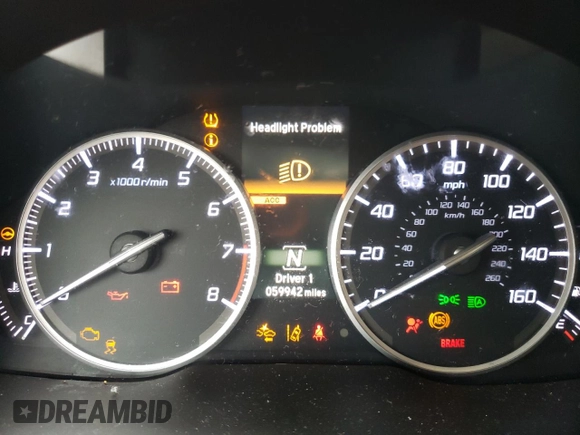 2019 Acura ILX Premium z VIN 19UDE2F73KA011088, wystawiony jako Copart lot #55150535 z przebiegiem 59 942 mil mil oraz Nie do naprawy • Non repairable. Historia ofert i sprzedaży dostępna na DreamBid. Obrazek 9.