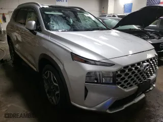 2021 Hyundai Santa Fe Hybrid SEL Premium with VIN KM8S3DA16MU004868, listed as a Copart auction lot 31124912 with 7,146 mi miles. Bid and sale history available at carsss.com. Image 1.