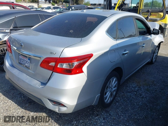 2019 Nissan Sentra SV with VIN 3N1AB7AP2KL605312, listed as a IAAI auction lot 41655360 with Not Provided miles and . Bid and sale history available at DreamBid. Image 4.