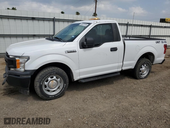 2020 Ford F-150 XL with VIN 1FTMF1C58LKE10017, listed as a Copart auction lot 56325195 with 51,084 mi miles and Salvage title. Bid and sale history available at DreamBid. Image 1.