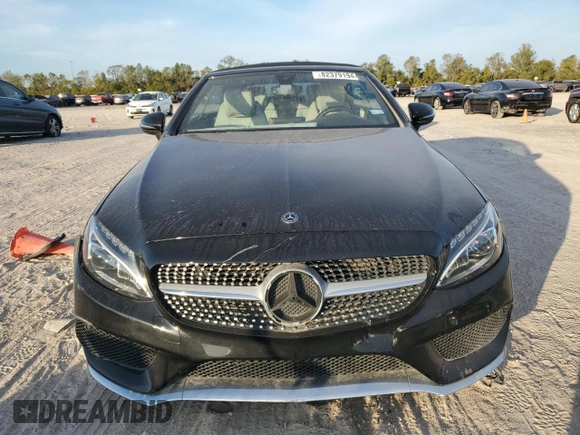 2018 Mercedes-Benz C 300 with VIN WDDWK4KB5JF703883, listed as a Copart auction lot 82379194 with 40,344 mi miles and Salvage title. Bid and sale history available at DreamBid. Image 5.