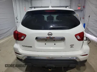 2020 Nissan Pathfinder SL z VIN 5N1DR2CMXLC613288, wystawiony jako Copart lot #50378545 z przebiegiem 104 916 mil mil oraz Szkoda całkowita • Salvage title. Historia ofert i sprzedaży dostępna na DreamBid. Obrazek 6.