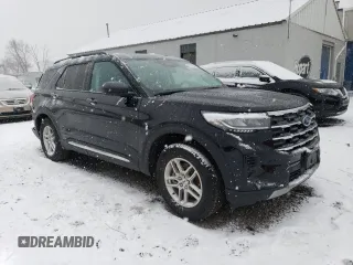 2025 Ford Explorer Active with VIN 1FMUK8DH4SGA45782, listed as a Copart auction lot 87474304 with 1,341 mi miles and Salvage Title. Bid and sale history available at carsss.com. Image 4.