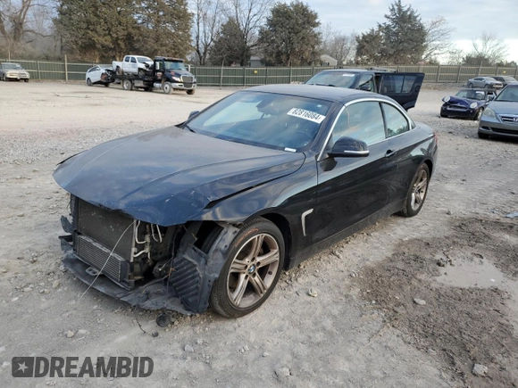 2015 BMW 4 Series 428i with VIN WBA3V5C52FP753075, listed as a Copart auction lot 82816084 with 131,868 mi miles and Salvage title. Bid and sale history available at DreamBid. Image 1.