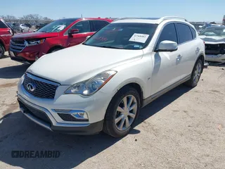 2016 Infiniti QX50 with VIN JN1BJ0RP4GM232130, listed as a IAAI auction lot 41768481 with 138,114 mi miles. Bid and sale history available at carsss.com. Image 2.
