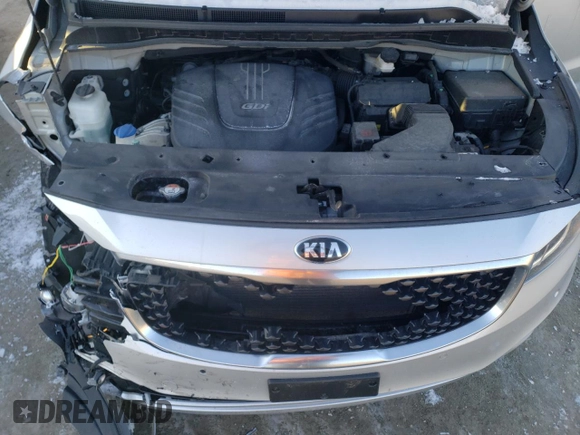 2016 Kia Sedona SX-L with VIN KNDME5C13G6155704, listed as a Copart auction lot 42119465 with 98,597 mi miles and Salvage Title. Bid and sale history available at carsss.com. Image 12.