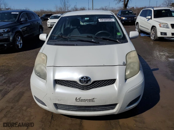 2009 Toyota Yaris with VIN JTDKT923395254782, listed as a Copart auction lot 49500505 with 164,957 mi miles and Salvage Title. Bid and sale history available at carsss.com. Image 5.