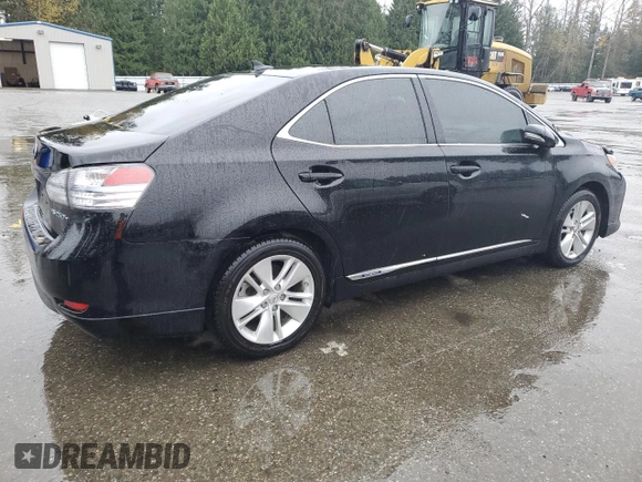 2010 Lexus HS with VIN JTHBB1BA5A2034079, listed as a Copart auction lot 78385944 with 127,518 mi miles and Salvage Title. Bid and sale history available at carsss.com. Image 3.