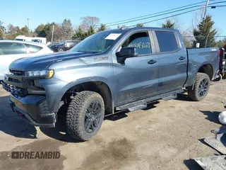 2021 Chevrolet Silverado 1500 LT Trail Boss with VIN 1GCPYFED4MZ349105, listed as a IAAI auction lot 41845023 with 97,012 mi miles and . Bid and sale history available at DreamBid. Image 17.