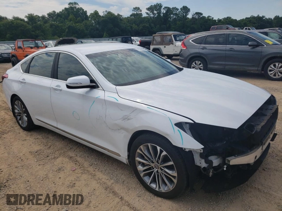 2015 Hyundai Genesis 3.8L with VIN KMHGN4JE4FU074665, listed as a Copart auction lot 57383014 with 120,469 mi miles and Salvage Title. Bid and sale history available at carsss.com. Image 4.