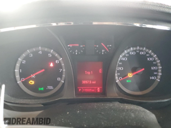 2012 GMC Terrain SLT-2 with VIN 2GKALWEK3C6106855, listed as a Copart auction lot 65224205 with 115,935 mi miles and Clean title. Bid and sale history available at DreamBid. Image 9.