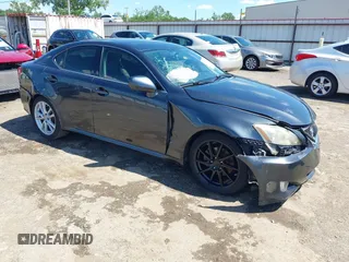 2006 Lexus IS 250 with VIN JTHBK262165025605, listed as a IAAI auction lot 42373615 with 143,636 mi miles and . Bid and sale history available at DreamBid. Image 1.