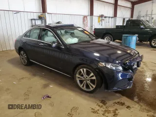 2018 Mercedes-Benz C 300 with VIN 55SWF4KB3JU280657, listed as a Copart auction lot 58184455 with Not provided miles and Salvage title. Bid and sale history available at DreamBid. Image 4.