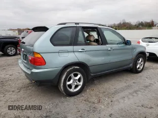2002 BMW X5 3.0i with VIN 5UXFA53572LP44156, listed as a Copart auction lot 80611304 with 0 mi miles and Salvage Title. Bid and sale history available at carsss.com. Image 3.
