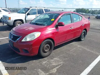 2013 Nissan Versa S Plus with VIN 3N1CN7AP2DL824175, listed as a IAAI auction lot 42834344 with 211,081 mi miles and . Bid and sale history available at DreamBid. Image 2.