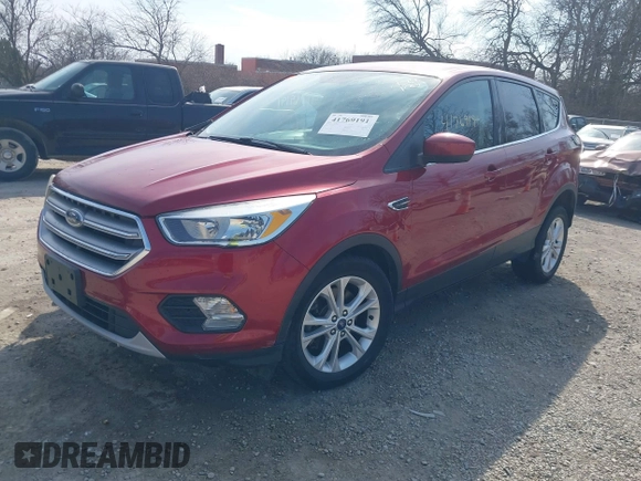 2017 Ford Escape SE with VIN 1FMCU9GD2HUB58323, listed as a IAAI auction lot 41769191 with 134,644 mi miles. Bid and sale history available at carsss.com. Image 2.