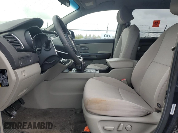 2015 Kia Sedona LX with VIN KNDMB5C19F6031606, listed as a Copart auction lot 51302835 with 96,356 mi miles and Salvage Title. Bid and sale history available at DreamBid. Image 7.