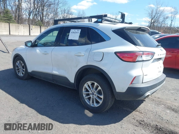 2020 Ford Escape SE with VIN 1FMCU9G61LUB80243, listed as a IAAI auction lot 41842611 with 76,801 mi miles. Bid and sale history available at carsss.com. Image 3.