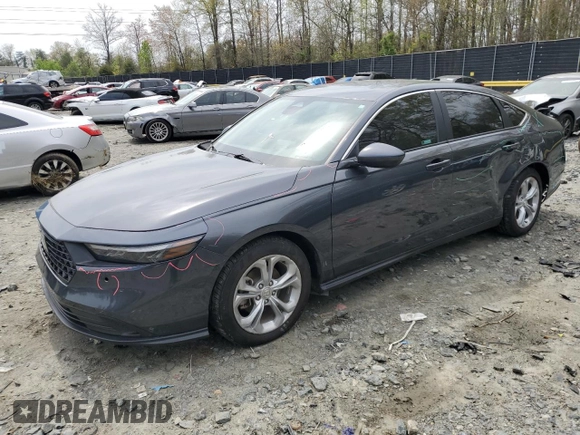 2023 Honda Accord LX with VIN 1HGCY1F2XPA023733, listed as a Copart auction lot 52509365 with 99,663 mi miles and Salvage Title. Bid and sale history available at DreamBid. Image 1.