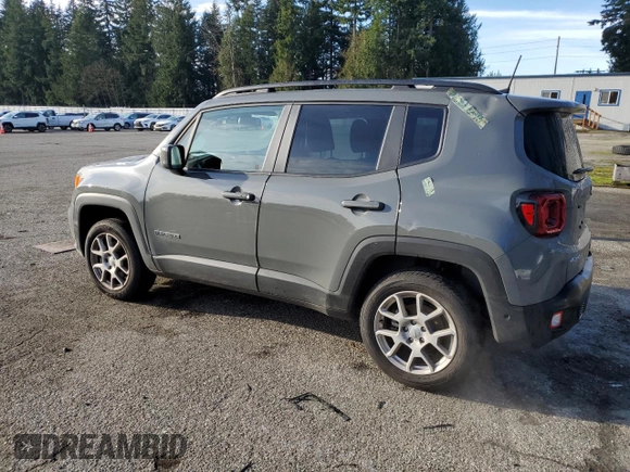 2021 Jeep Renegade Latitude with VIN ZACNJDB16MPN29515, listed as a Copart auction lot 88277775 with 8,642 mi miles and Salvage title. Bid and sale history available at DreamBid. Image 2.