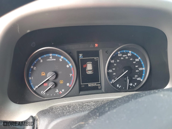 2017 Toyota RAV4 LE with VIN 2T3ZFREV7HW333544, listed as a Copart auction lot 49825495 with 90,505 mi miles and Salvage Title. Bid and sale history available at carsss.com. Image 9.