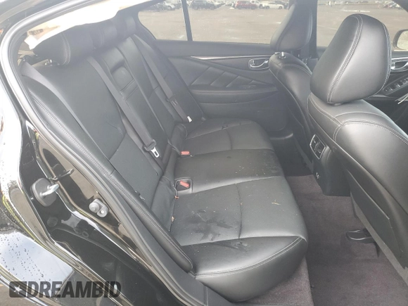 2023 Infiniti Q50 SENSORY with VIN JN1EV7CR1PM543311, listed as a Copart auction lot 49888555 with 15,748 mi miles and Salvage Title. Bid and sale history available at carsss.com. Image 10.