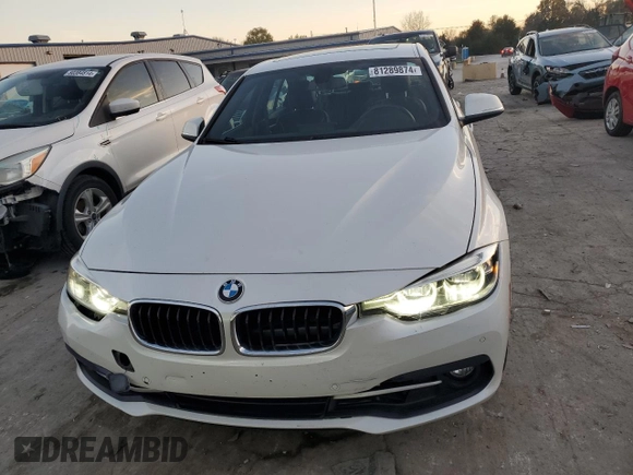 2017 BMW 3 Series 330i with VIN WBA8B9G51HNU50710, listed as a Copart auction lot 81289874 with 141,996 mi miles and Salvage Title. Bid and sale history available at carsss.com. Image 5.