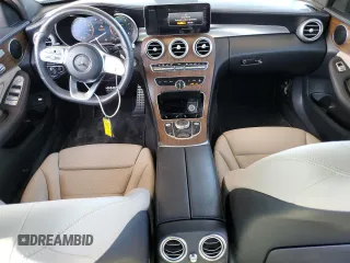 2020 Mercedes-Benz C with VIN 55SWF8DB9LU326662, listed as a Copart auction lot 52624405 with 39,162 mi miles and Salvage Title. Bid and sale history available at carsss.com. Image 8.