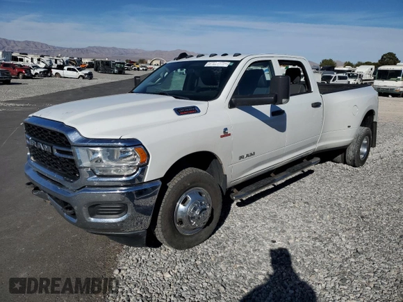 2019 Ram 3500 Tradesman with VIN 3C63RRGL7KG614654, listed as a Copart auction lot 81760714 with 77,615 mi miles and Salvage Title. Bid and sale history available at carsss.com. Image 1.
