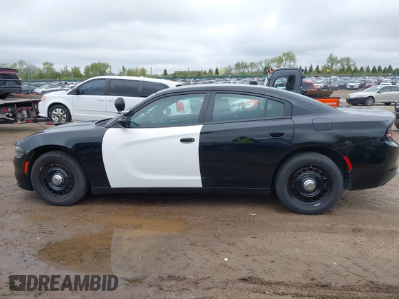 2018 Dodge Charger Police with VIN 2C3CDXKT4JH323762, listed as a IAAI auction lot 42184867 with 107,575 mi miles and . Bid and sale history available at carsss.com. Image 15.