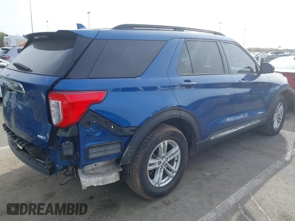 2020 Ford Explorer XLT z VIN 1FMSK8DH4LGB25267, wystawiony jako IAAI lot #42092228 z przebiegiem 105 532 mil mil oraz . Historia ofert i sprzedaży dostępna na DreamBid. Obrazek 4.